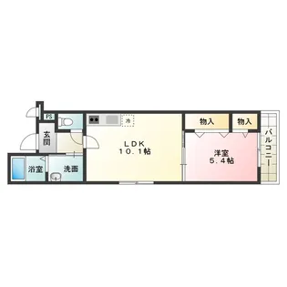 フジパレス堺北長尾【1階】の間取り