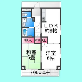 A−HEIGHTS【3階】の間取り