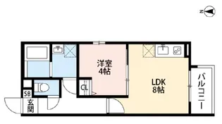ニーギルボンラ【302号室】の間取り