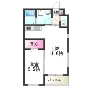 ジュネス7番館【2階】の間取り