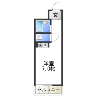 川口ハイツ【9階】の間取り