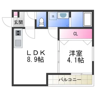 ドルチェ石津【3階】の間取り