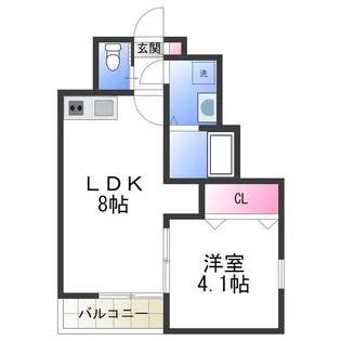ジーメゾン香ヶ丘【2階】の間取り