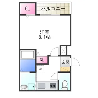 フジパレス堺大浜北町Ⅰ番館【3階】の間取り