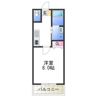 Fonte Uno(フォンテ ウノ)【204号室】の間取り
