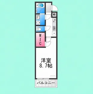 フジパレス堺鳳東Ⅲ番館【2階】の間取り
