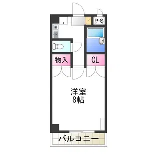 ハイツNANIWA【308号室】の間取り