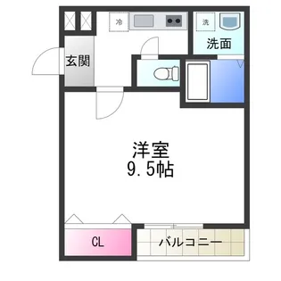 フジパレス堺浅香Ⅱ番館【2階】の間取り