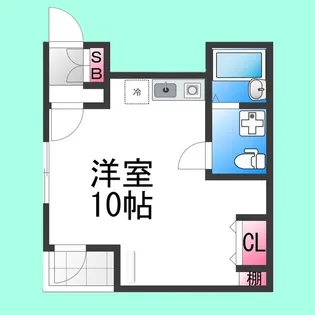 OBCマンション【202号室】の間取り