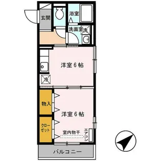 ラ・メゾン・ドゥ・サチ【2階】の間取り