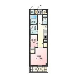 サニーキャンプ東雲I【1階】の間取り