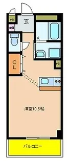 マンション美侑【2階】の間取り