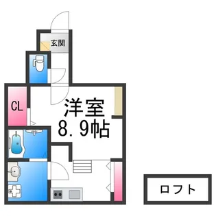 羊燈館メゾン浜寺石津町【1階】の間取り