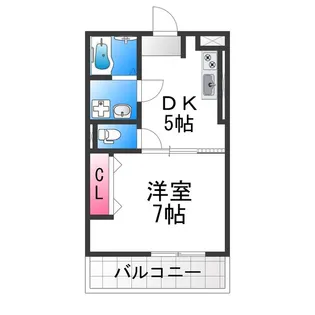 Feliz諏訪ノ森【3階】の間取り