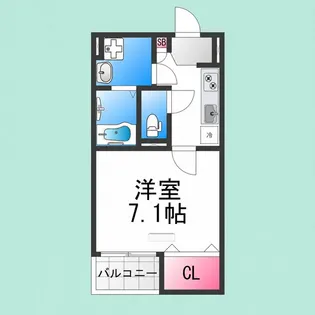 アレーナ【205号室】の間取り