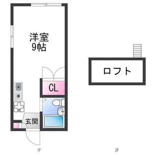 KH百舌鳥【1階】の間取り