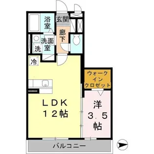 グランシャリオ鳳【2階】の間取り
