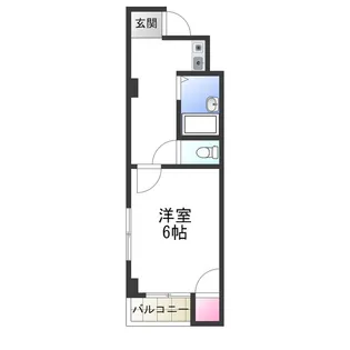 フローレンス堺【505号室】の間取り