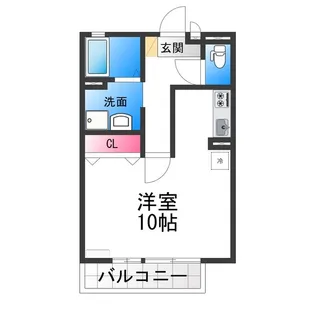 サンパティーク山中【2階】の間取り