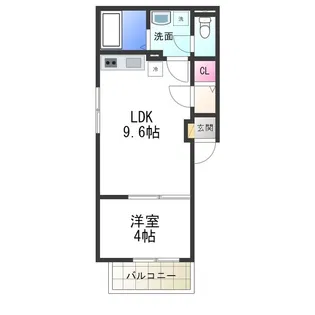 ノワール七道【3階】の間取り