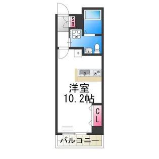 TKアンバーコート大町【606号室】の間取り