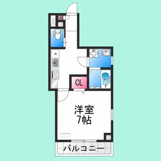 TKアンバーコート堺東【5階】の間取り