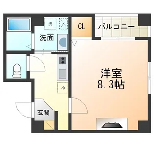 エヌエムスワサントドゥイースト【3階】の間取り