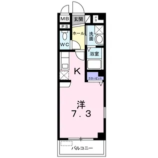 イーストウエノシバ【301号室】の間取り