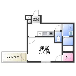 フジパレス堺諏訪森サウス【203号室】の間取り
