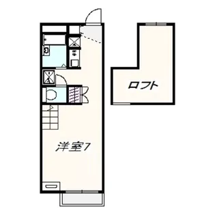 レオパレスけやき通り【203号室】の間取り