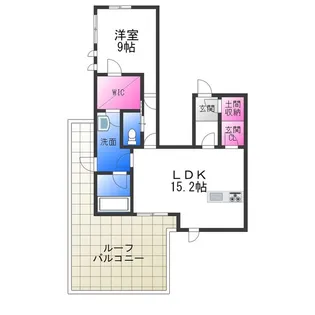 ファイブコートプレミアム中百舌鳥【403号室】の間取り