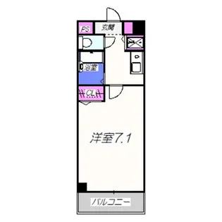 ヴィーブル三国ヶ丘【2階】の間取り