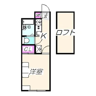 1Kの間取り画像