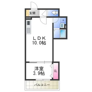 F+style浜寺石津町西1号館【301号室】の間取り