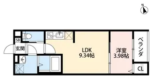 Maison de EMYUA(メゾン・ド・エミュア)【302号室】の間取り