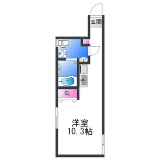マーヴェリック堺東【1階】の間取り