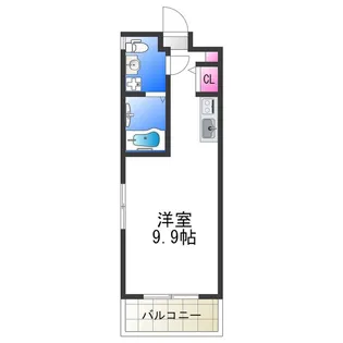 マーヴェリック堺東【3階】の間取り