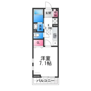 ジュネス1番館【1階】の間取り