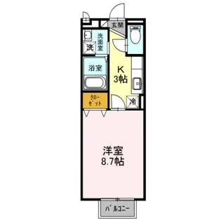 アップヒルリナ【2階】の間取り