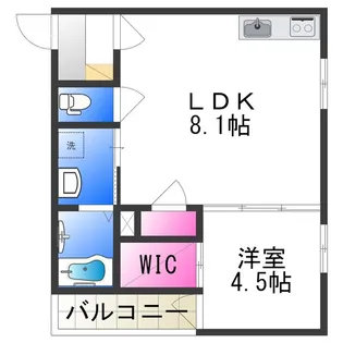 グランピア【303号室】の間取り