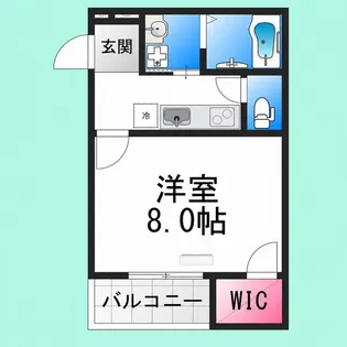 AKAHATA LA CITTA【2階】の間取り