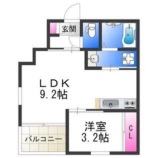REGALEST七道駅【301号室】の間取り