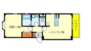 Limone(リモーネ)【203号室】の間取り
