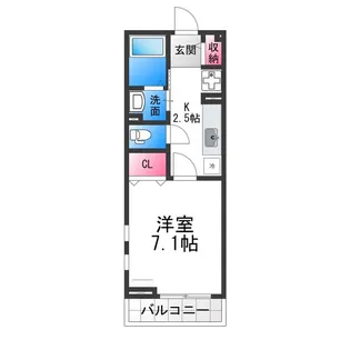 ジュネス1番館【2階】の間取り