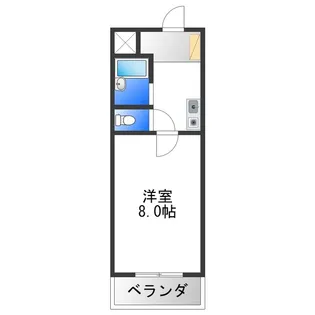 メゾンなか【3階】の間取り
