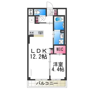 レヴォントゥレットⅡ【3階】の間取り