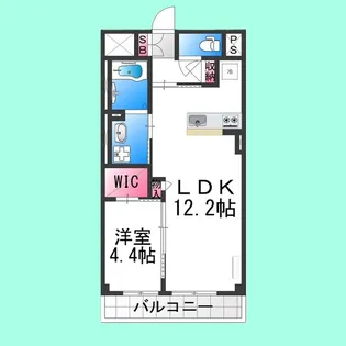 レヴォントゥレットⅡ【1階】の間取り