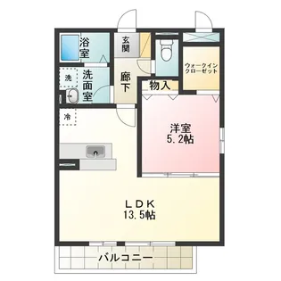 プラムコート【3階】の間取り
