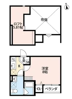 アクアリンピア【1階】の間取り
