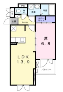 ルーセント プレイス【2階】の間取り